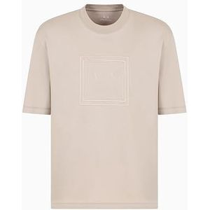 Armani Exchange - XM000358AF10364U6154 - T-shirt - Beige - Korte Mouwen