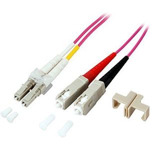 EFB Elektronik O0323.3-1.2 3m LSZH OM4 2x SC 2x LC violet - LWL-kabel (3m, LSZH, OM4, 2x SC, 2x LC, violet)