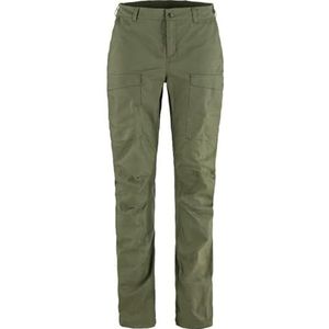 FJALLRAVEN 14200142-625 Abisko Hybrid Trail Broek W Sportbroek Dames Laurel Green maat 42/S