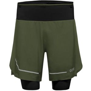 GORE WEAR Ultimate 2in1, Shorts, heren, Groen (Utility Green), L