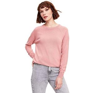 DeFacto Trui normale pasvorm voor dames - coltrui trui voor dames (roze, XL), roze, XL