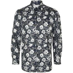 SLHSLIMSOHO-Ethan AOP Shirt LS NOOS, Dark Sapphire/Aop: Big Aop, XL