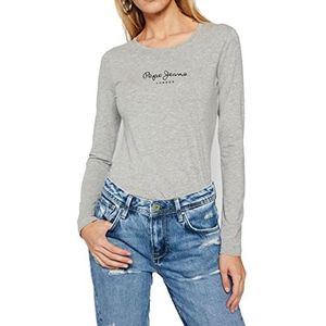 Pepe Jeans New Virginia Ls N Damesjas, 933Grey Marl, XS