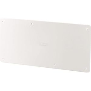 POLY POOL PP0591.1 deksel voor elektrische aansluitdoos, groot, wit - van slagvast technopolymeer - met schroeven voor bevestiging