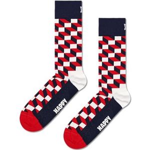 Happy Socks Kleurrijke en Leuke Sokken Socken Filled Optic Sock Maat 36-40