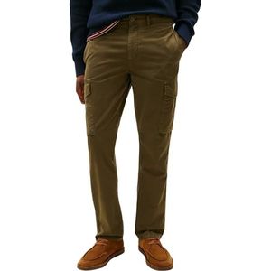 Tommy Hilfiger Heren Denton LW Twill Cargo MW0MW39695 Cargo, kaki, 35W/28L, Khaki (donkergroen), 35W / 28L