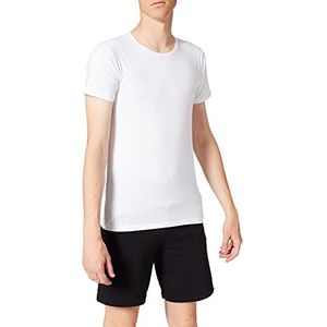 CALIDA Heren Pure & Style T-shirt ronde hals functioneel ondergoed, wit, 46/48 NL