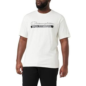 Champion Eco Future Graphic T-shirt voor heren, Crème., S