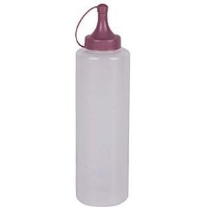 Cofan Oliefles | model basilicum | fles voor sauzen of oliën | plastic fles | roze stick