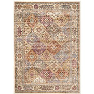 Safavieh Woonkamer tapijt, SEV815, geweven viscose, ivoor/meerkleurig, 120 x 180 cm