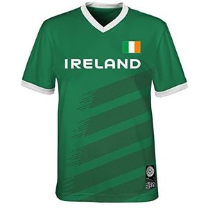FIFA Officieel T-shirt voor dames, WK voetbal, Ierland, groen, XL, uniseks, volwassenen, Groen, XL