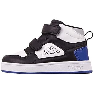 Kappa Deutschland Unisex Baby STYLECODE: 280015M Lineup MID M Sneaker, Zwart/Blauw, 23 EU, zwart blauw, 23 EU
