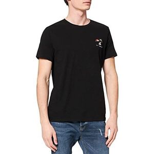 Blend Xmas Regular Fit T-shirt voor heren, 194007/Zwart, L