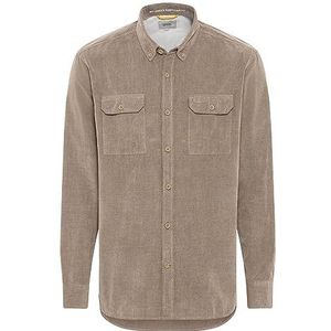 camel active Broken Corduroy overhemd voor heren, kit, S