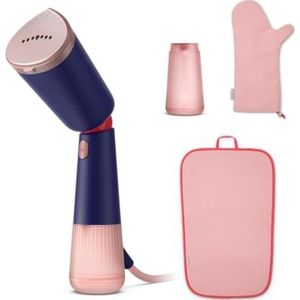 Philips 5000 Series handstomer - Krachtige 1400W, Continue stoom, Twee watertanks, Snel opwarmen in 35s, Eco& Max-instelling, Verstelbare kop, Metalen bodemplaat, Accessoires, Marine Blue (STH5030/20)