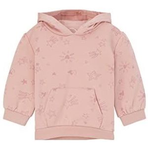 s.Oliver Hoodie met allover-print, roze, 74 cm