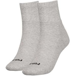 PUMA - Sokken - Effen Kleuren - Set van 2 Paar - Katoenmix met Stretchgehalte