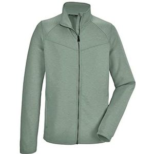 killtec Men's Stretchjack met opstaande kraag/fleecejack KOS 72 MN FLX JCKT, green-grey, XL, 39137-000