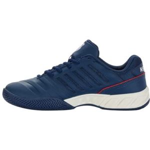 K-Swiss Performance Bigshot Light 4 Tennisschoenen voor heren, blauwe opaal/wit/lollipop, 41 EU, Lollipop Blue Opaal Wit, 41 EU