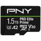 PNY - PRO Elite - microSDXC Flashgeheugenkaart - 1,5TB - tot 200MB/s - Klasse 10 U3 V30 A2