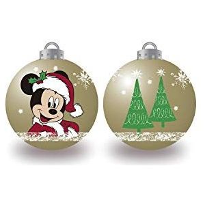 ARDITEX WD13424 Disney-Mickey kerstballen, diameter 6 cm, 10 stuks