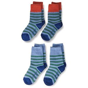 Camano Unisex kinderen Online Children warm & Cozy 4-pack sokken, denim melange, 39/42, denim, gemêleerd
