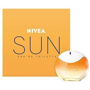 NIVEA Sun Eau de Toilette, parfum met originele zonnebrandcrème, zomerse en verfrissende unisex, in iconische parfumfles (30 ml)