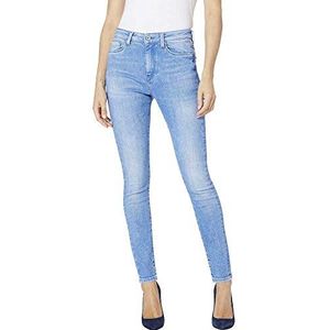 Pepe Jeans Regent Jeans Skinny Hoge Taille Vrouwen - blauw - 32W/32L