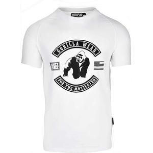 Gorilla Wear - Tulsa T-shirt - zwart - bodybuilding sport dagelijks vrije tijd met logoprint licht en comfortabel voor optimale beweging van katoen
