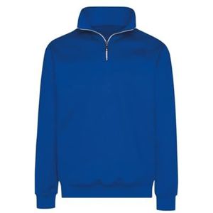 Trigema heren sweatshirt rits, royal, S
