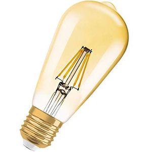 OSRAM LED lamp | Lampvoet: E27 | Warm wit | 2500 K | 4 W | helder | Vintage 1906 LED [Energie-efficiëntieklasse A++]