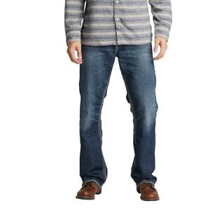 Silver Jeans Co. Gordie Relaxed Fit Straight Leg Jeans voor heren, 34W / 30L