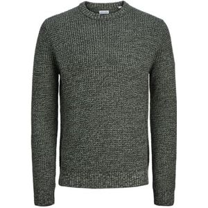 Jack & Jones - Jjlink Knit Crew Neck - Trui - Groen - Regular Fit