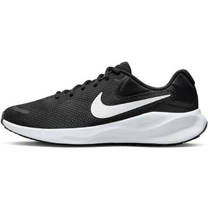 Nike Revolutin 7 Sneakers voor heren, zwart/wit, 47,5 EU, Zwart Wit, 47.5 EU
