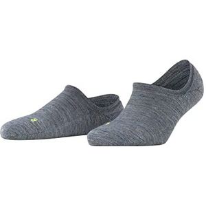 FALKE Dames Liner sokken Keep Warm W IN Wol Onzichtbar eenkleurig 1 Paar, Blauw (Smoke Blue 6333), 35-36