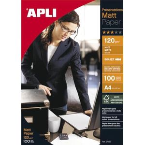 APLI 04133 MATT Quality 120 GR. 100 A4 printerpapier