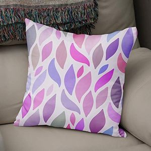 Bonamaison Decoratieve kussenhoes willekeurig patroon, gooien kussenhoezen, home decoratieve kussenslopen voor woonkamer, bank, slaapkamer, grootte: 43x43 cm - ontworpen en vervaardigd in Turkije