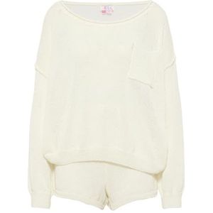 caneva Gebreide damesset 19018488-CA02, wolwit, XL/XXL, wolwit, XL/XXL