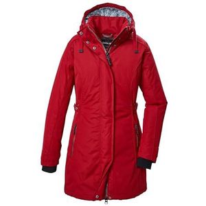 Damesparka - Rood - Polyester - Wind- en Waterdicht, Ademend, Met Fleece