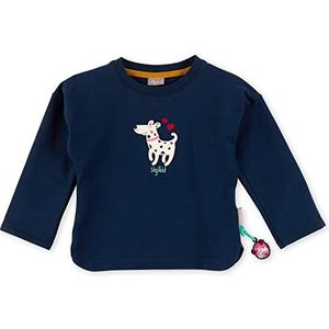 Sigikid meisjes mini biologisch katoen sweatshirt, donkerblauw, 128 cm