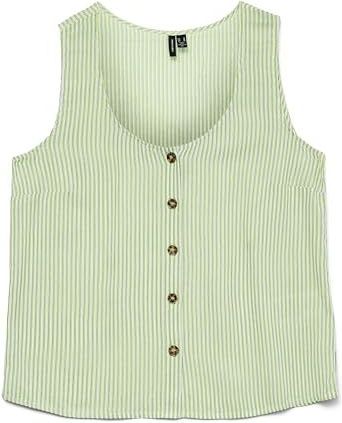 Vmbumpy - Overhemd - Mouwloos - Knoopsluiting - Standard Fit