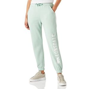 Lonsdale Pittentrail joggingbroek voor dames, Pastel Groen/Wit, XXL