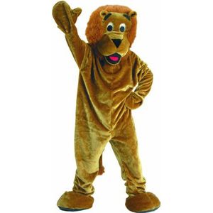 Dress Up America Deluxe Pluche Roaring Lion Mascot Costume For Kids (14+ jaar)