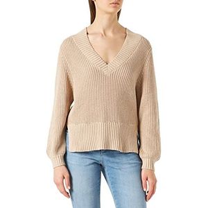 Peppercorn Dames Destina V-hals Pullover Sweater, Feather Gray, S