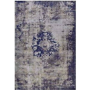 One Couture Arte Espina tapijt vintage oriëntaal patroon design Aubousson grijs blauw, afmetingen: 140cm x 200cm MD2-420