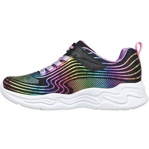 Skechers Flutter Heart Lights, meisjesschoenen, zwart, 36 EU, zwart., 36 EU