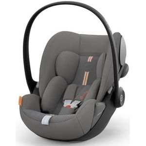 CYBEX Gold babyzitje Cloud G i-Size Plus, inclusief inzetstuk voor pasgeborenen, vanaf de geboorte tot ca. 24 maanden, voor kinderen van 40 cm tot 87 cm, max. 13 kg, Lava Grey