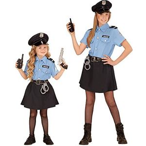 Widmann - Kinderkostuum politieagente, uniform, cop, politie, carnavalskostuums