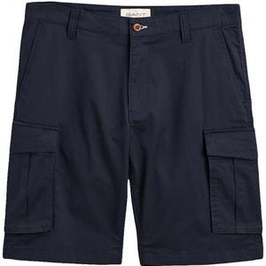 GANT Relaxed Twill Cargo Shorts, marineblauw, 46