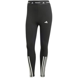 adidas Dames Techfit 3 strepen 7/8 legging, XL zwart